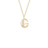 Large Deco Initial 18" Necklace