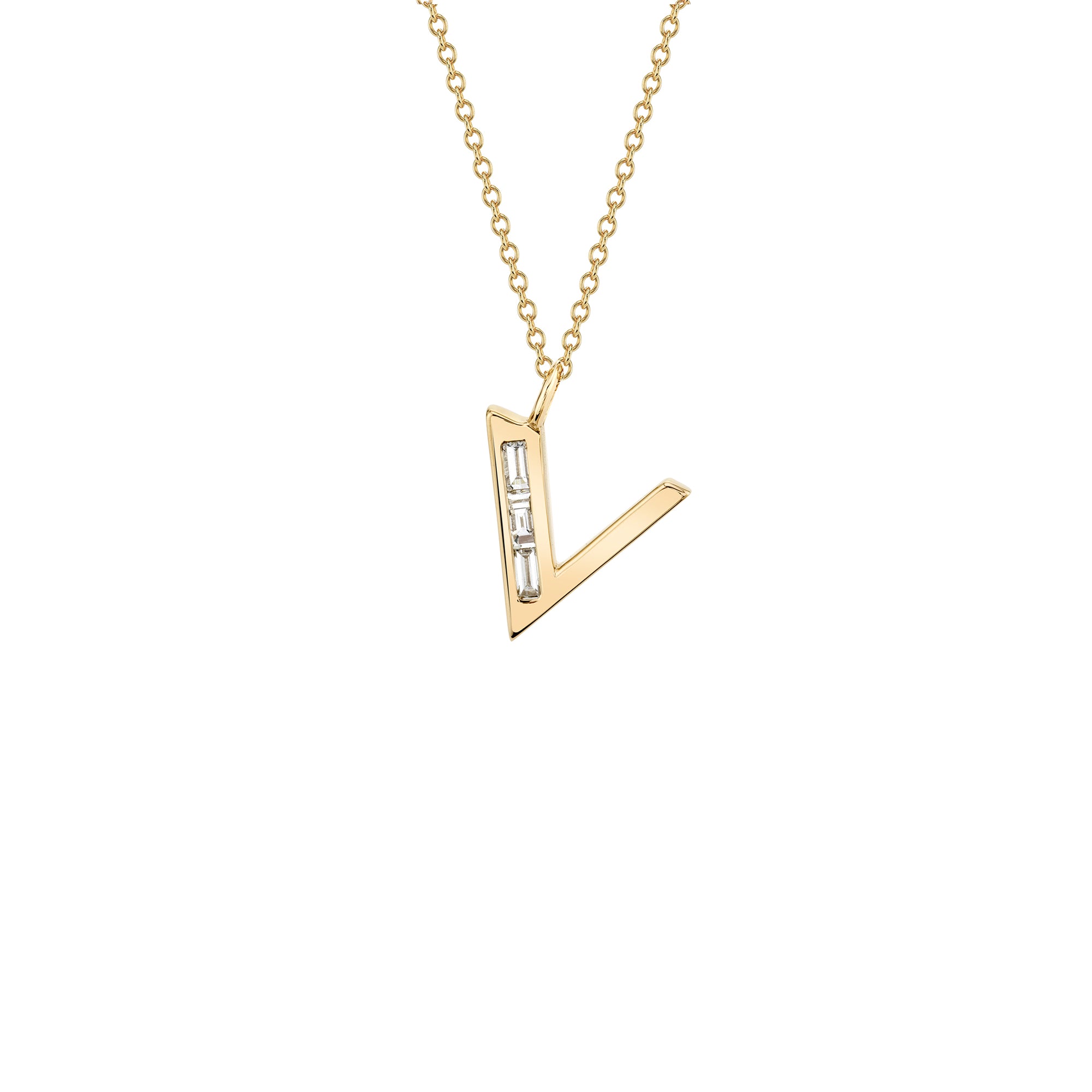 Louis Vuitton LV & Me Necklace, Letter Z Gold Metal