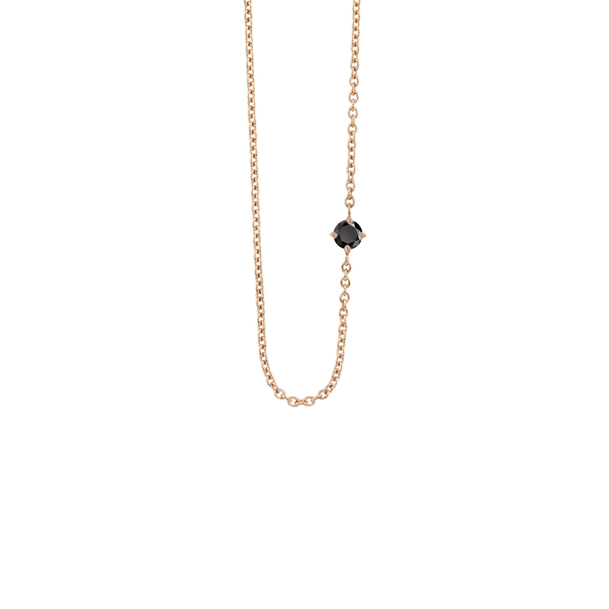 Two-sided Prong Set Diamond Necklace by Lizzie Mandler - NEWTWIST