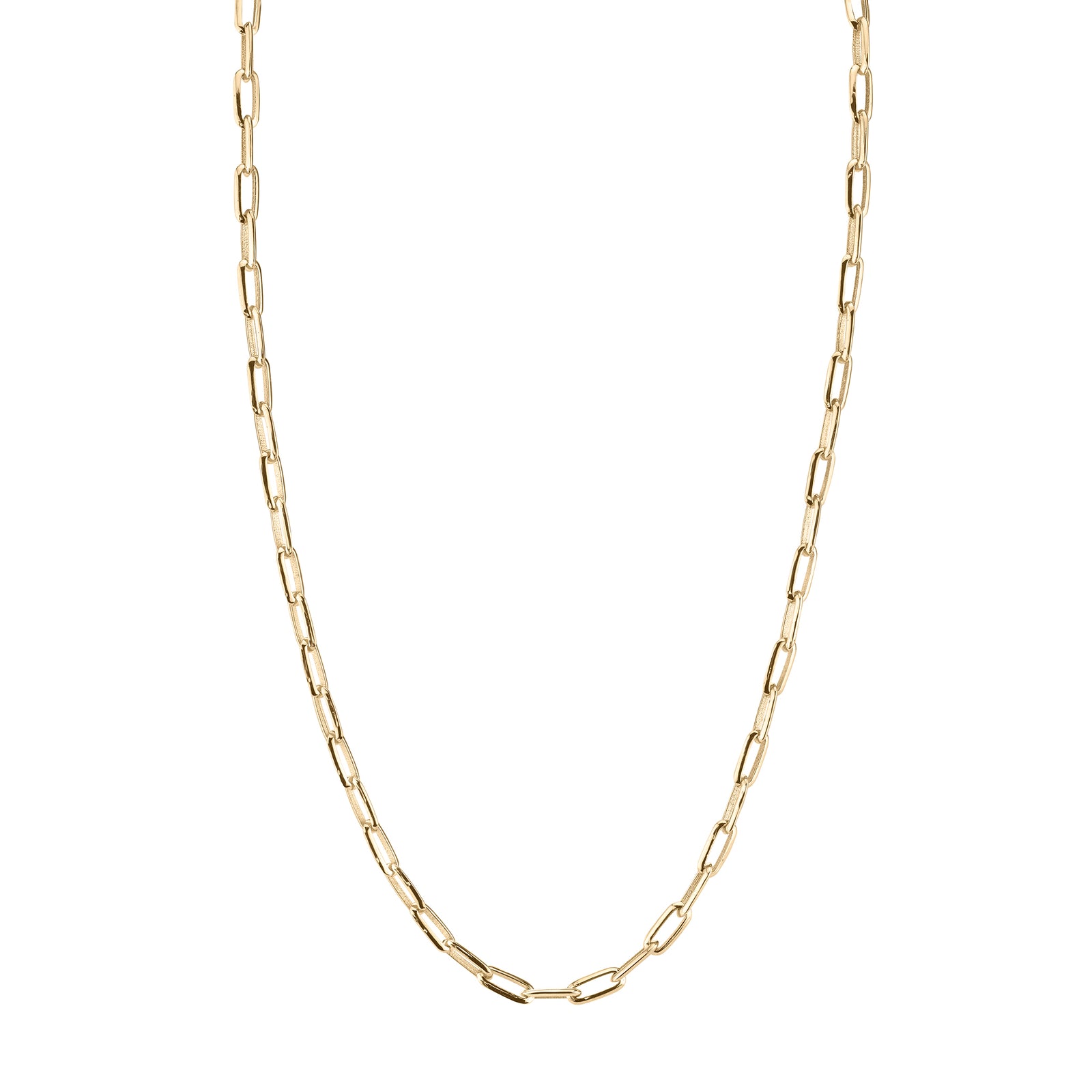 Signature Knife Edge Oval Link Chain