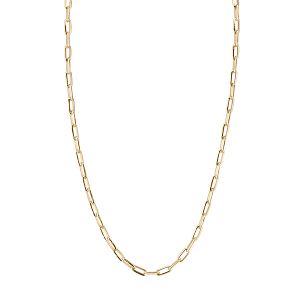 Signature Knife Edge Oval Link Chain - Lizzie Mandler