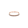 Half Pavé Stackable Ring