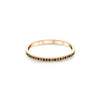 Black Diamond Pavé Stackable Eternity Ring