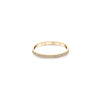Half Pavé Stackable Ring