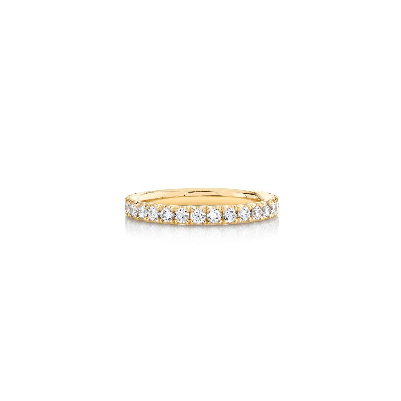 2.5mm U Set Pavé Eternity Band