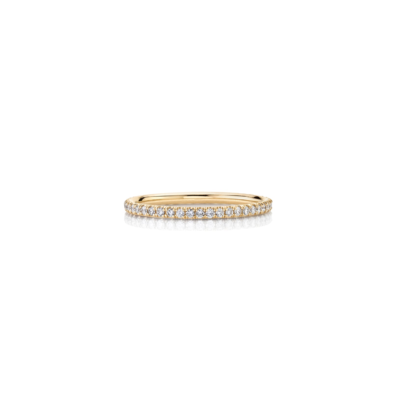 1.5mm U Set Pavé Eternity Band