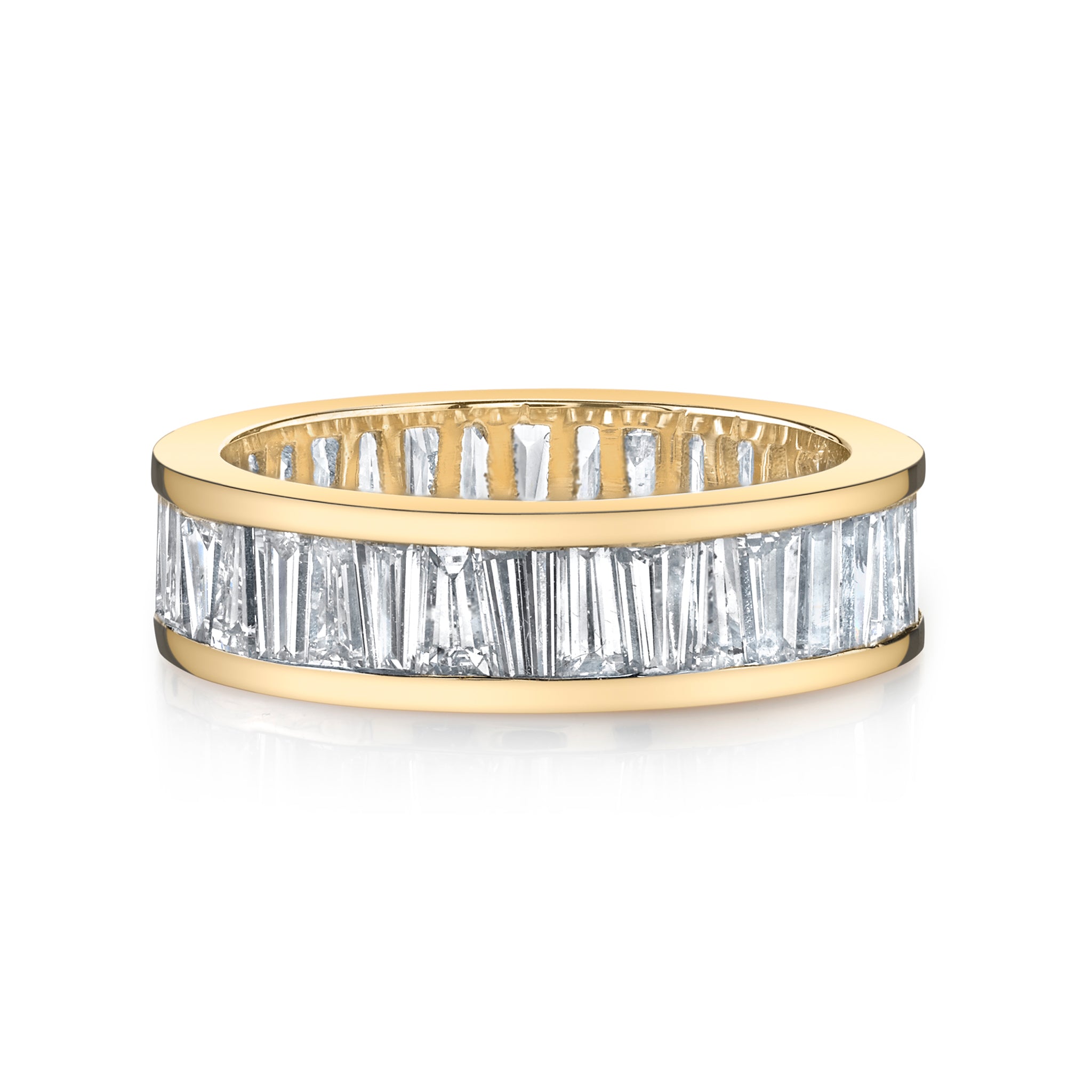 Alternating Tapered Baguette Eternity Band - Lizzie Mandler
