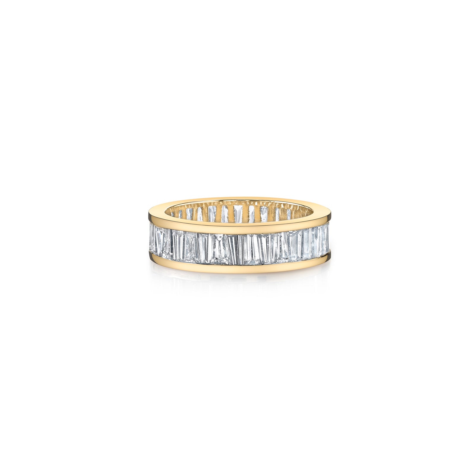 Alternating Tapered Baguette Eternity Band